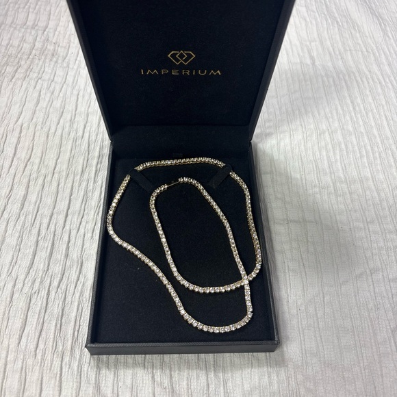 Imperium gold Tennis Chain Necklace - Picture 7 of 9